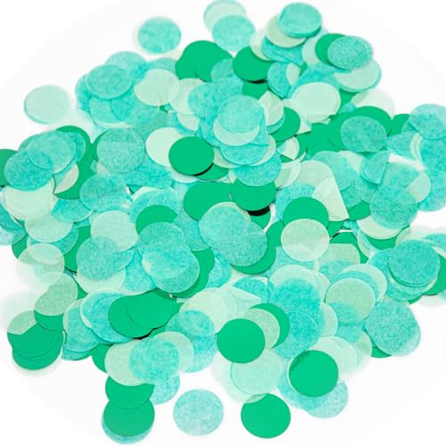 Milifox 50g Konfetti Hochzeit,5000 Stück Rundes Paper Konfetti für Geburtstag Party,Tisch,Luftballons,Geschenkbox,Torte,Grün Milifox 50g Konfetti Hochzeit,5000 Stück Rundes Paper Konfetti für Geburtstag Party,Tisch,Luftballons,Geschenkbox,Torte,Grün von Milifox