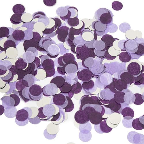 Milifox 50g Konfetti Hochzeit,5000 Stück Rundes Paper Konfetti für Geburtstag Party,Tisch,Luftballons,Geschenkbox,Torte,Lila Milifox 50g Konfetti Hochzeit,5000 Stück Rundes Paper Konfetti für Geburtstag Party,Tisch,Luftballons,Geschenkbox,Torte,Lila von Milifox