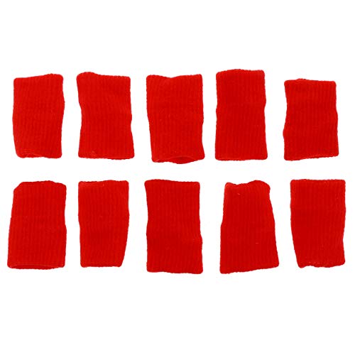 10 Stück , rote Finger-Handschuh-Überzug, Verlängerung, Fingerhülsen, Nylon, Daumenbandage, Fingerspitzenkappen, Anti-Schnitt-Schutz, Daumenköche, Fingerschutz 10 Stück , rote Finger-Handschuh-Überzug, Verlängerung, Fingerhülsen, Nylon, Daumenbandage, Fingerspitzenkappen, Anti-Schnitt-Schutz, Daumenköche, Fingerschutz von Milisten