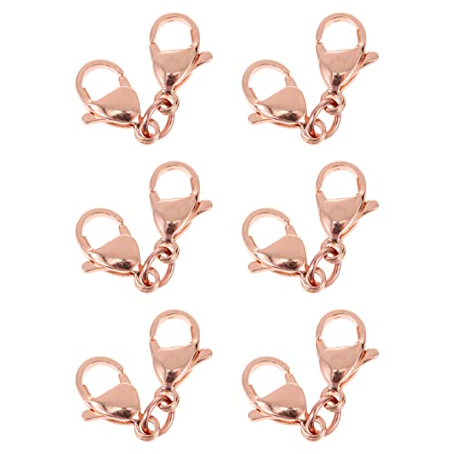 10 Stück Doppelkarabinerverschluss Verlängerung Halskette Verschluss Armband Verlängerung für DIY Schmuckherstellung, Roségold, 0,3 x 0,8 x 2,5 cm 10 Stück Doppelkarabinerverschluss Verlängerung Halskette Verschluss Armband Verlängerung für DIY Schmuckherstellung, Roségold, 0,3 x 0,8 x 2,5 cm von Milisten
