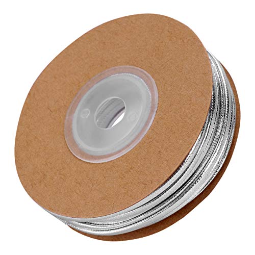 15m Silber Lederband Flaches Schnur Für Schmuckherstellung Diy Armband Und Zubehör Schneidbar Und Elegant Für Handgemachte Und Dekoration von Milisten