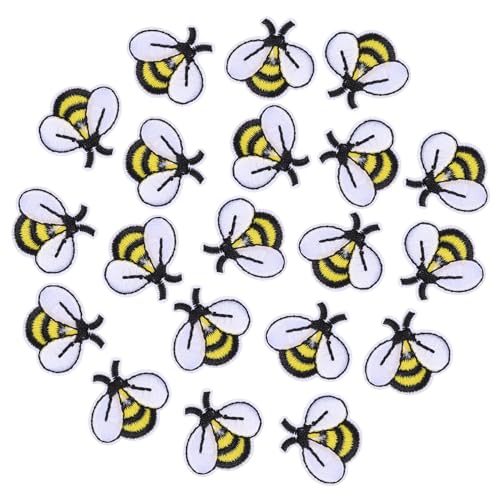 20stücke Teiliges Cartoon Bienen Aufnäher Bestickte Patches Für Kleidung Jeans Taschen Einzigartige Applikationen Zur Reparatur Und Dekoration Von Textilien Lustige Designs Für Individualität 20stücke Teiliges Cartoon Bienen Aufnäher Bestickte Patches Für Kleidung Jeans Taschen Einzigartige Applikationen Zur Reparatur Und Dekoration Von Textilien Lustige Designs Für Individualität von Milisten