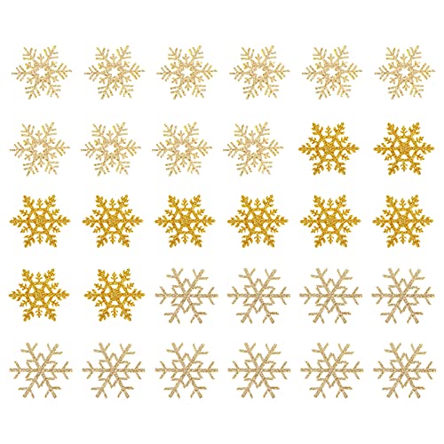 30st Schneeflocken-aufkleber Aufnäher Zum Aufbügeln Auf Kleidung Schneeflocke Aufbügeln Applikationen Zum Aufbügeln Schneeflocken-patch Weihnachtstuch Stoff Strasssteine Mann von Milisten