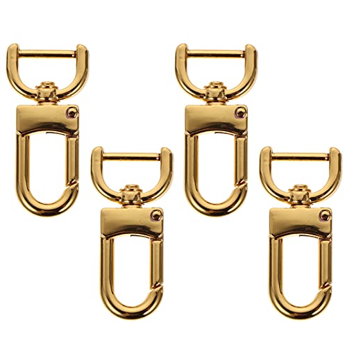 4Pcs Swivel Trigger Lanyard Verschlüsse Metall Schnallen Dreh Snap Ring Haken für DIY Handtasche Keychain Schlüsselring Stecker Schmuck Machen Goldene 4Pcs Swivel Trigger Lanyard Verschlüsse Metall Schnallen Dreh Snap Ring Haken für DIY Handtasche Keychain Schlüsselring Stecker Schmuck Machen Goldene von Milisten