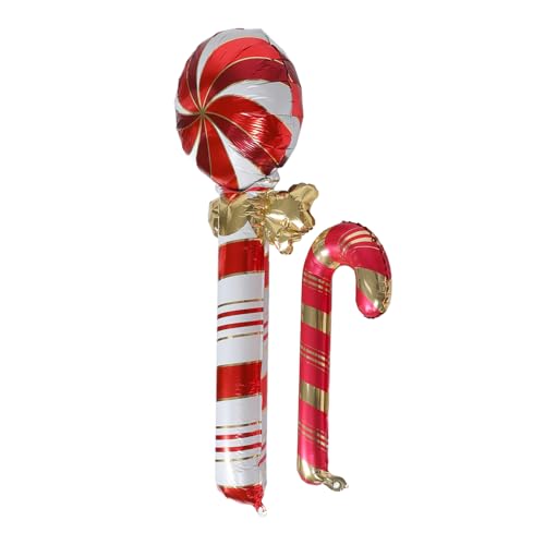 MILISTEN 1 Satz Candy Cane Folienballon-Ornament Ballons aus Zuckerstangen Partydekorationen Bonbonfolienballon dekorativer Luftballon Ballon-Ornamente Aluminiumfolie rot MILISTEN 1 Satz Candy Cane Folienballon-Ornament Ballons aus Zuckerstangen Partydekorationen Bonbonfolienballon dekorativer Luftballon Ballon-Ornamente Aluminiumfolie rot von Milisten