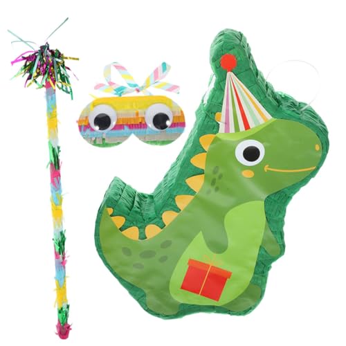 MILISTEN 1 Satz Dinosaurier Pinata Lustige Geburtstagsdeko für Erwachsene Teilig mit Taktstock und Augenmaske Perfektes Partyspielzeug für Dinosaurier Mottopartys und Feiern MILISTEN 1 Satz Dinosaurier Pinata Lustige Geburtstagsdeko für Erwachsene Teilig mit Taktstock und Augenmaske Perfektes Partyspielzeug für Dinosaurier Mottopartys und Feiern von Milisten