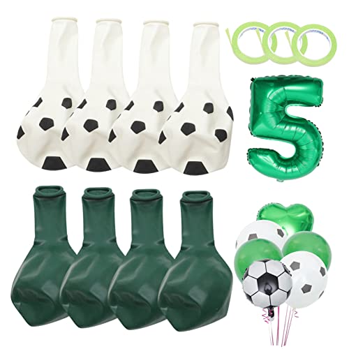 MILISTEN 1 Satz Fußball Luftballons für Kindergeburtstag Aluminiumfolie Deko für Fußballparty Sichere und Wiederverwendbare Dekorationen für Jungen für Sportliche Festlichkeiten MILISTEN 1 Satz Fußball Luftballons für Kindergeburtstag Aluminiumfolie Deko für Fußballparty Sichere und Wiederverwendbare Dekorationen für Jungen für Sportliche Festlichkeiten von Milisten