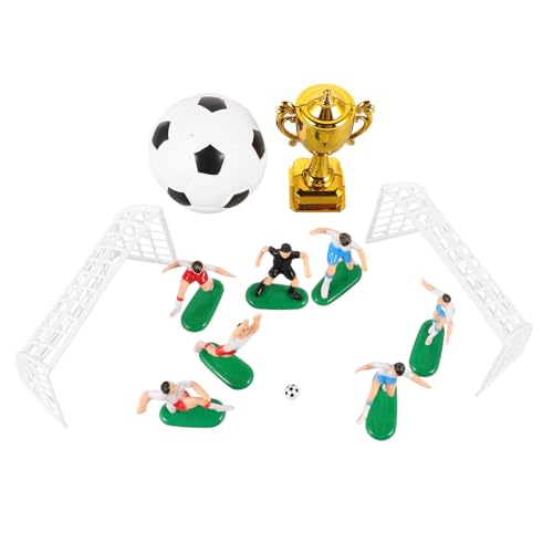 MILISTEN 1 Satz Fußballmodell Trophäe Miniatur-Fußball-Kuchendekor Fußball-Kuchenaufsatz für Jungen Party Fußball- -Topper Mini-Fußbälle Fußballdekorationen Wiederverwendbar MILISTEN 1 Satz Fußballmodell Trophäe Miniatur-Fußball-Kuchendekor Fußball-Kuchenaufsatz für Jungen Party Fußball- -Topper Mini-Fußbälle Fußballdekorationen Wiederverwendbar von Milisten