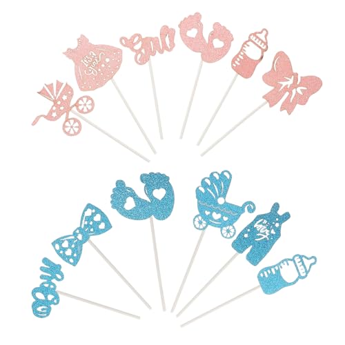 MILISTEN 1 Satz Geschlecht offenbaren Requisiten -Kuchendekorationen für Mädchen Geschlechter enthüllen Parteizubehör Cupcake-Topper für Mädchen Geschlecht enthüllen Papier MILISTEN 1 Satz Geschlecht offenbaren Requisiten -Kuchendekorationen für Mädchen Geschlechter enthüllen Parteizubehör Cupcake-Topper für Mädchen Geschlecht enthüllen Papier von Milisten