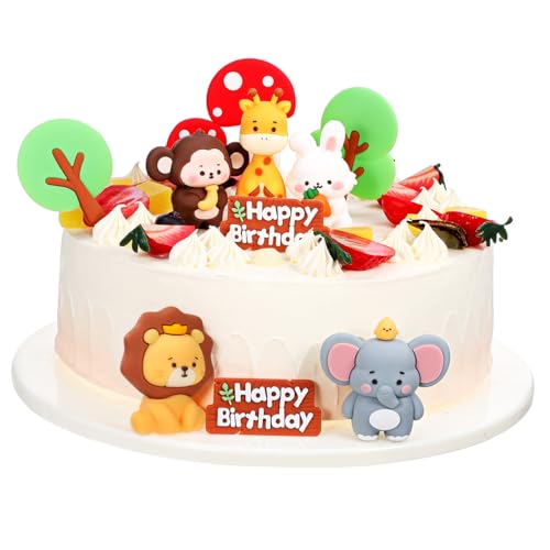MILISTEN 1 Satz Kuchendekoration Mollusk Tierkuchendekorationen Affe Klein Dschungel-babyparty-dekorationen Thema Kuchendeckel Für Babys Figuren Karikatur Tierkuchen -topper Weiches Gummi MILISTEN 1 Satz Kuchendekoration Mollusk Tierkuchendekorationen Affe Klein Dschungel-babyparty-dekorationen Thema Kuchendeckel Für Babys Figuren Karikatur Tierkuchen -topper Weiches Gummi von Milisten
