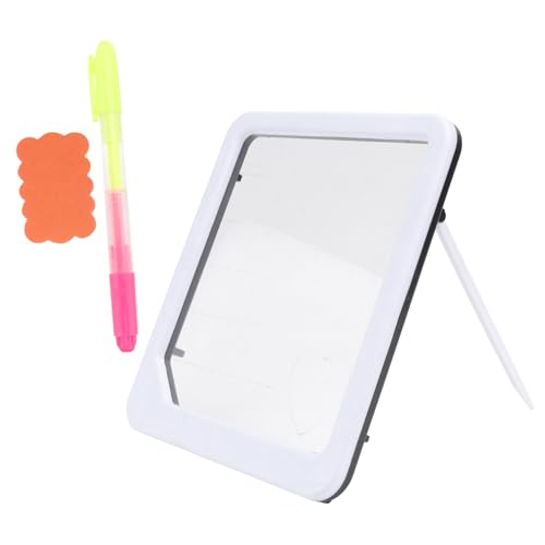 MILISTEN 1 Satz Leuchtende Schreibtafel LED Zeichenbrett zeichnen Tablet Kinderlernbrett LED-Doodle-Board Message Board schreiben ABS und elektronische Komponenten Weiß von Milisten