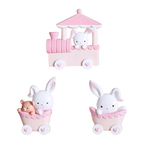 MILISTEN 1 Satz Rosa Kaninchen Zug Ornamente für Ostern und Geburtstagsfeiern Tortendeko und Kindergeburtstags Accessoires MILISTEN 1 Satz Rosa Kaninchen Zug Ornamente für Ostern und Geburtstagsfeiern Tortendeko und Kindergeburtstags Accessoires von Milisten
