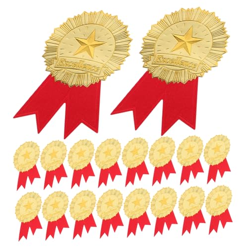 MILISTEN 1 Satz Zubehör für Zertifikatsaufkleber Preisaufkleber goldgeprägte Aufkleber Exzellenz-Siegelaufkleber Zertifikatssiegelaufkleber Abschlussaufkleber Exzellenzaufkleber Papier von Milisten