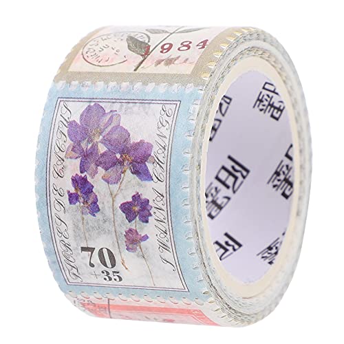 MILISTEN 1 Stück Briefmarken-Aufkleber, Rolle, Vintage-Stempel-Aufkleber, dekorative Papieraufkleber für Scrapbooking, Album, Tagebuch, DIY, Kunsthandwerk, Stil 1 MILISTEN 1 Stück Briefmarken-Aufkleber, Rolle, Vintage-Stempel-Aufkleber, dekorative Papieraufkleber für Scrapbooking, Album, Tagebuch, DIY, Kunsthandwerk, Stil 1 von Milisten