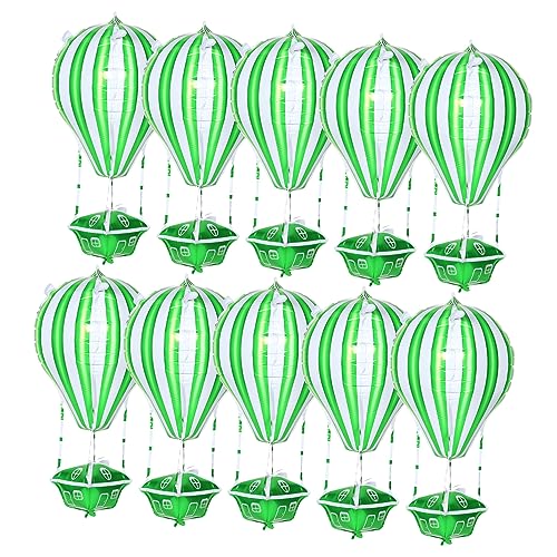 MILISTEN 10 Stück Heißluftballons Für Partys Blau Happy Birthday Ballon Dekorationen Gänseblümchen Luftballons Und Für Die Kommunion Mädchen Kinderdekor Mit Metallischem von Milisten