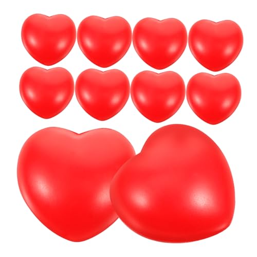 MILISTEN 10 Stück Rote Herz Stressbälle PU Stressbälle für Mini Knautschbälle Spielzeuge für Stressabbau und Partygeschenke MILISTEN 10 Stück Rote Herz Stressbälle PU Stressbälle für Mini Knautschbälle Spielzeuge für Stressabbau und Partygeschenke von Milisten