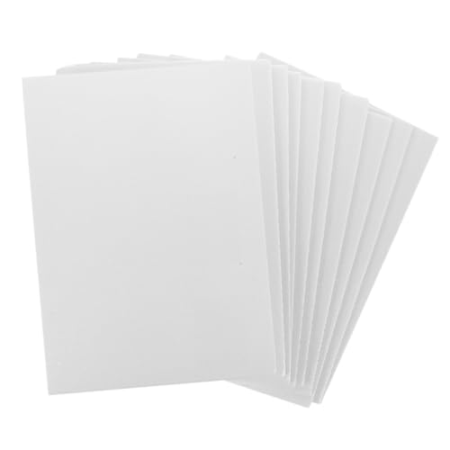 MILISTEN 10 Teiliges Blatt Set Zeichenbrett Bastelbedarf DIY Bedarf Bastelzubehör Druckplatten Bastelbedarf DIY Zubehör Schaumstoff Weiß von Milisten