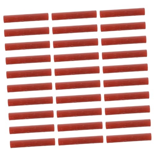 MILISTEN 100 Stück Stockmodell Feuerfarben für Lagerfeuer Mini -Harz -Lagerfeuer Tanne Holzsimulationsstock (100pcs) Holzkinder psychologischer Stock das Holz Massives Holz pp Hellbraun von Milisten