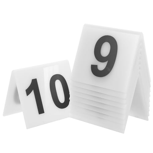 MILISTEN 10stücke Förmige Acryl Tischnummern Wiederverwendbare Tischmarker Für Restaurant Und Veranstaltungen Doppelseitige Digitalnummern Kreative Beweisnummern Für Spiele Und Dekoration MILISTEN 10stücke Förmige Acryl Tischnummern Wiederverwendbare Tischmarker Für Restaurant Und Veranstaltungen Doppelseitige Digitalnummern Kreative Beweisnummern Für Spiele Und Dekoration von Milisten