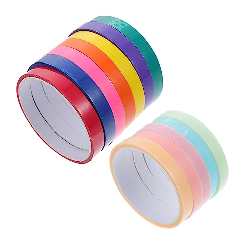 MILISTEN 12 Rollen Decompression Klebeband Bunte Haftbänder Stressabbau Klebepads für Erwachsene Transparent Klebende Bälle für Büro Zuhause und Unterwegs MILISTEN 12 Rollen Decompression Klebeband Bunte Haftbänder Stressabbau Klebepads für Erwachsene Transparent Klebende Bälle für Büro Zuhause und Unterwegs von Milisten