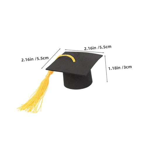MILISTEN 12 Stück Graduation Hat Cupcake Toppers mit Quasten Dekoration für Abschlussfeiern Geburtstagskuchen und Dessert für Schulabschlüsse und Bachelorpartys MILISTEN 12 Stück Graduation Hat Cupcake Toppers mit Quasten Dekoration für Abschlussfeiern Geburtstagskuchen und Dessert für Schulabschlüsse und Bachelorpartys von Milisten