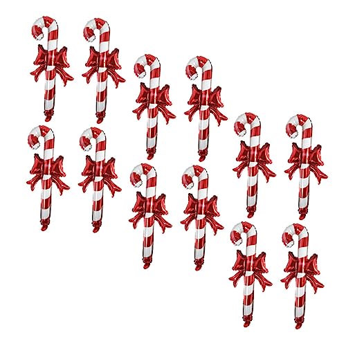 MILISTEN 12 Stück Teiliges Weihnachts Luftballons aus Aluminiumfolie Süße Aufblasbare Hand Sticks Langlebige Dekoration für Festliche Foto Requisiten Kinderfreundlich und Sicher für Xmas MILISTEN 12 Stück Teiliges Weihnachts Luftballons aus Aluminiumfolie Süße Aufblasbare Hand Sticks Langlebige Dekoration für Festliche Foto Requisiten Kinderfreundlich und Sicher für Xmas von Milisten