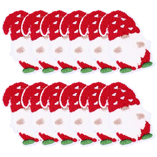 MILISTEN 12 Stück Weihnachtsmann-Aufnäher, zum Aufbügeln, Weihnachten, zum Aufnähen, Applikationen, Reparaturflicken für Kleidung, Jeans, Hut, Rucksack, Mantel, Strumpf, DIY Handwerk MILISTEN 12 Stück Weihnachtsmann-Aufnäher, zum Aufbügeln, Weihnachten, zum Aufnähen, Applikationen, Reparaturflicken für Kleidung, Jeans, Hut, Rucksack, Mantel, Strumpf, DIY Handwerk von Milisten