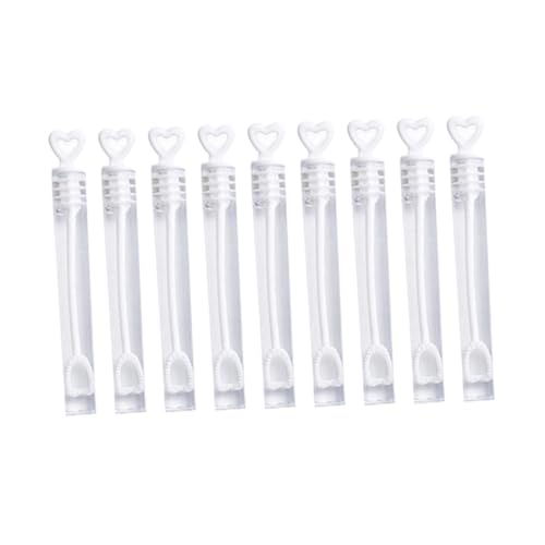MILISTEN 144 Stück Teiliges Herzförmige Bubble Wands Weißer Farbton Ergonomisch Für Hochzeitsfeiern Partydekoration Und Kinderspaß von Milisten