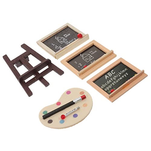 MILISTEN 1Satz Staffelei Teiliges Kit Mit Kreidetafel Und Dekoration Für Puppenhaus Für Sammler Von Miniaturartikeln Exquisites Design Und Kreative Anwendungen MILISTEN 1Satz Staffelei Teiliges Kit Mit Kreidetafel Und Dekoration Für Puppenhaus Für Sammler Von Miniaturartikeln Exquisites Design Und Kreative Anwendungen von Milisten