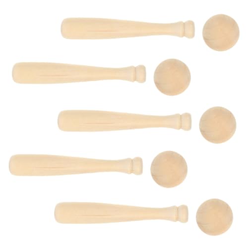 MILISTEN 1Satz Unvollendete Holz Baseballschläger für DIY Kunsthandwerk Teiliges Set mit Großem Kleinem Ball für Party Dekoration und Kreative Bastelprojekte MILISTEN 1Satz Unvollendete Holz Baseballschläger für DIY Kunsthandwerk Teiliges Set mit Großem Kleinem Ball für Party Dekoration und Kreative Bastelprojekte von Milisten