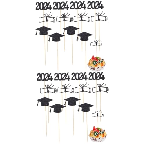MILISTEN 2 Sätze Bachelor -hutkuchendekoration Vorschulabschluss Kuchendekorationsbedarf Dekorationen Gunst Der Abschlussfeier Kuchen Verzieren Wählt Kucheneinsätze Grad Partyzubehör Papier MILISTEN 2 Sätze Bachelor -hutkuchendekoration Vorschulabschluss Kuchendekorationsbedarf Dekorationen Gunst Der Abschlussfeier Kuchen Verzieren Wählt Kucheneinsätze Grad Partyzubehör Papier von Milisten