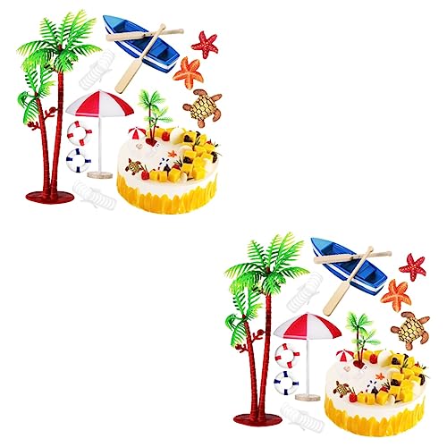 MILISTEN 2 Sätze Dekoration Mit Strandmotiven Tropisches Meerjungfrau-party Tropenpartydekorationen Kuchendekoration Einrichtung Mit Strandmotiven Plastik 10 Stück * 2 MILISTEN 2 Sätze Dekoration Mit Strandmotiven Tropisches Meerjungfrau-party Tropenpartydekorationen Kuchendekoration Einrichtung Mit Strandmotiven Plastik 10 Stück * 2 von Milisten