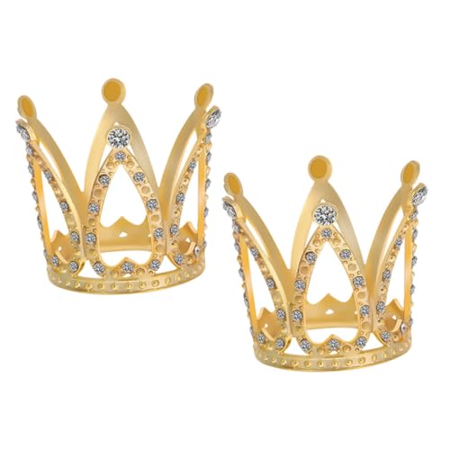 MILISTEN 2 Stück Mini -kronendekorationen Party Dekorationen Winzige Krone Prinzessin Fest Farbe Klein Gemeinschaft Für Geburtstagsdekorationen Mini-krone Zum Basteln Golden Legierung MILISTEN 2 Stück Mini -kronendekorationen Party Dekorationen Winzige Krone Prinzessin Fest Farbe Klein Gemeinschaft Für Geburtstagsdekorationen Mini-krone Zum Basteln Golden Legierung von Milisten