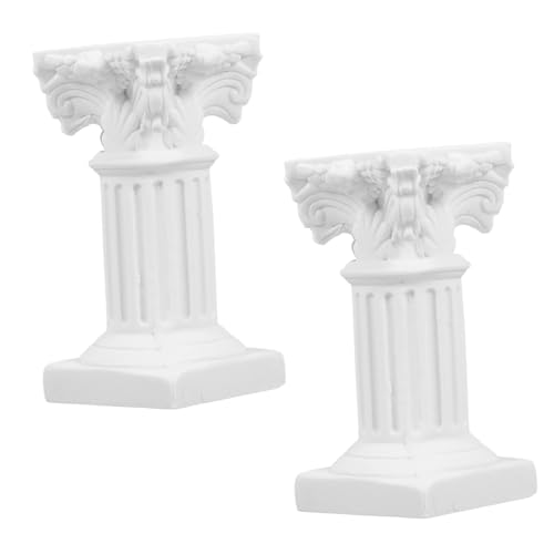 MILISTEN 2 Stück Nordic Roman Säulen Kerzenständer aus Resin Elegante Tischdekoration für Hochzeiten Partys und Zuhause für Stumpenkerzen und Romantische Anlässe MILISTEN 2 Stück Nordic Roman Säulen Kerzenständer aus Resin Elegante Tischdekoration für Hochzeiten Partys und Zuhause für Stumpenkerzen und Romantische Anlässe von Milisten