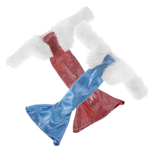 MILISTEN 2 Stück Puppenmodekleid Puppe Formelles Kostüm Puppenkleidung Puppe Verkleiden Sich Kleidung Party Puppe Formelles Kleid Zubehör Für Puppenkostüme Puppenzubehör Outfit Stoff von Milisten