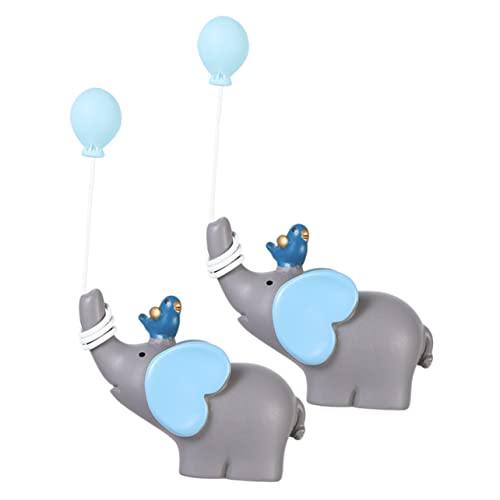 MILISTEN 2 Stück Teiliges Figuren Harz Niedliche Torten Topper für Kuchen und Desserts Miniatur Tiere für Geburtstagsfeiern und Babypartys Blau MILISTEN 2 Stück Teiliges Figuren Harz Niedliche Torten Topper für Kuchen und Desserts Miniatur Tiere für Geburtstagsfeiern und Babypartys Blau von Milisten