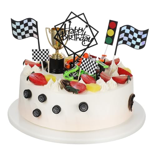 MILISTEN 23 Stk. Rennkuchendekoration LKW-Kuchendekoration Geburtstagskuchendekoration für auto kuchen dekorationen Party Gefälligkeiten Auto Kuchendeckel Papier Zufällige Farbe MILISTEN 23 Stk. Rennkuchendekoration LKW-Kuchendekoration Geburtstagskuchendekoration für auto kuchen dekorationen Party Gefälligkeiten Auto Kuchendeckel Papier Zufällige Farbe von Milisten