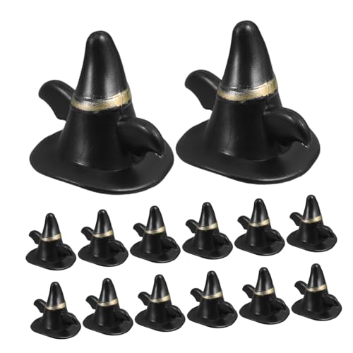 MILISTEN 24 Stück Mini-Elfenhut deko Minihüte zum Basteln Mini-Strickmützen kleine Schneemannmützen Mini-Imitationshüte Puppenhüte Zaubererhut Miniatur-Schneemannmützen Plastik Schwarz MILISTEN 24 Stück Mini-Elfenhut deko Minihüte zum Basteln Mini-Strickmützen kleine Schneemannmützen Mini-Imitationshüte Puppenhüte Zaubererhut Miniatur-Schneemannmützen Plastik Schwarz von Milisten