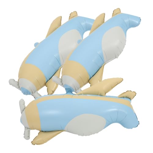 MILISTEN 3 Stück Luftballons Flugzeug Deko für Kindergeburtstag Luftballons aus Aluminiumfolie Einfach zu Verwenden für Partys und Veranstaltungen Pastellfarbene Flugzeugform für Kreative MILISTEN 3 Stück Luftballons Flugzeug Deko für Kindergeburtstag Luftballons aus Aluminiumfolie Einfach zu Verwenden für Partys und Veranstaltungen Pastellfarbene Flugzeugform für Kreative von Milisten