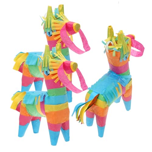 MILISTEN 3 Stück Mini Pinata Teiliges Partydekoration für Kindergeburtstag Mexikanische Fiesta Süßigkeitenbefüllung Einfach zu Öffnen für Unvergessliche Feiern von Milisten
