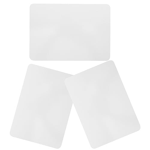MILISTEN 3 Stück Schreibtafel Wiederverwendbare Whiteboards Doppelseitiges Tragbares Zeichenbrett für Kreative Aktivitäten und Outdoor von Milisten