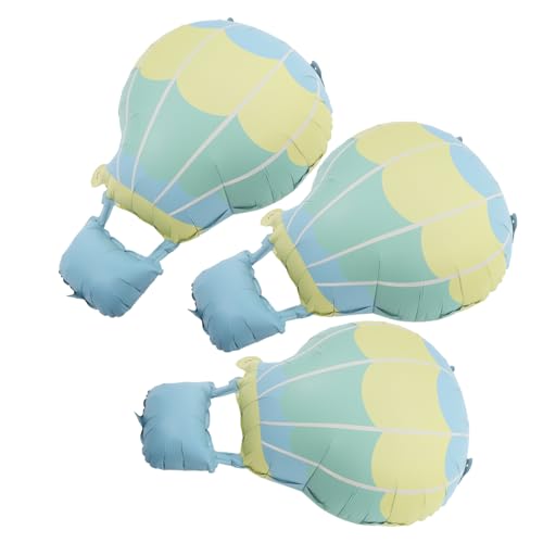 MILISTEN 3 Stück Teiliges Luftballons im Hot Air Balloon für Kindergeburtstag Hochzeiten und Langlebig aus Aluminiumfolie Einfache Montage MILISTEN 3 Stück Teiliges Luftballons im Hot Air Balloon für Kindergeburtstag Hochzeiten und Langlebig aus Aluminiumfolie Einfache Montage von Milisten