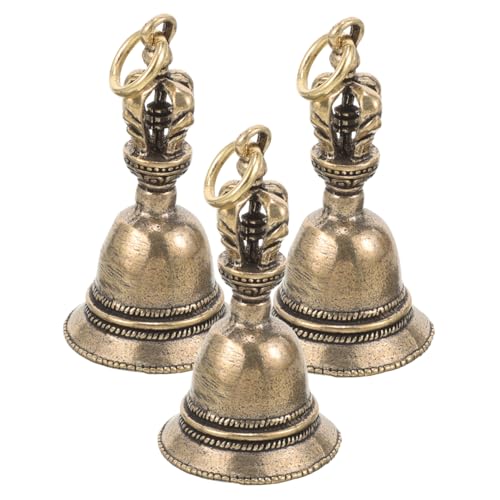 MILISTEN 3 Stück Teiliges Vintage Messing Glocken Charm Anhänger für Schlüsselbund Kleine Glocken für DIY Bastelarbeiten Weihnachten und Dekoration MILISTEN 3 Stück Teiliges Vintage Messing Glocken Charm Anhänger für Schlüsselbund Kleine Glocken für DIY Bastelarbeiten Weihnachten und Dekoration von Milisten