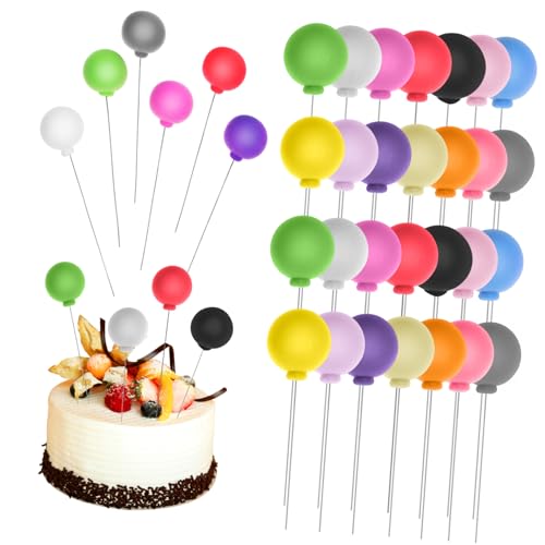 MILISTEN 30 Stück Mini Schaumstoffbälle Bunte Kuchen Dekorationen für Geburtstagsfeiern Hochzeiten und von Milisten