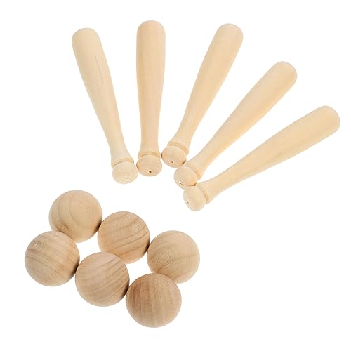MILISTEN 30 Stück Teiliges Mini Holz Bälle und Schläger für DIY Bastelprojekte Unvollendete Baseball Ornamente zur Individuellen Gestaltung für Dekorationen an Feiertagen Geburtstagsfeiern MILISTEN 30 Stück Teiliges Mini Holz Bälle und Schläger für DIY Bastelprojekte Unvollendete Baseball Ornamente zur Individuellen Gestaltung für Dekorationen an Feiertagen Geburtstagsfeiern von Milisten