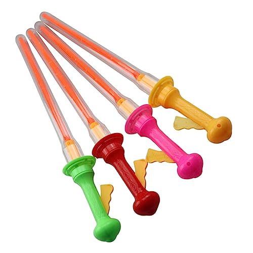 MILISTEN 4 Stück Blasenschwertspielzeug Bubble Wand Partygeschenk Blasen machender Zauberstab Outdoor-Spielblasenstäbe Seifenblasen-Zauberstab Blasengebläse für Zufällige Farbe MILISTEN 4 Stück Blasenschwertspielzeug Bubble Wand Partygeschenk Blasen machender Zauberstab Outdoor-Spielblasenstäbe Seifenblasen-Zauberstab Blasengebläse für Zufällige Farbe von Milisten