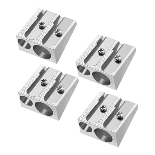 MILISTEN 4 Stück Bleistiftspitzer Handspitzer Für Bleistifte Werkzeug Zum Anspitzen Von Bleistiften Masse Mini-handanspitzer Mini- Silber Aluminiumlegierung MILISTEN 4 Stück Bleistiftspitzer Handspitzer Für Bleistifte Werkzeug Zum Anspitzen Von Bleistiften Masse Mini-handanspitzer Mini- Silber Aluminiumlegierung von Milisten