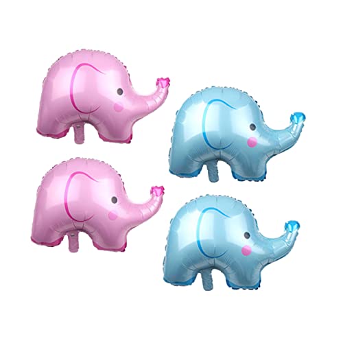 MILISTEN 4 Stück Folienballons für Babyparty Tierische Deko für Kindergeburtstag Wiederverwendbare Partyballons und Kreative Dekoration für Feierlichkeiten von Milisten