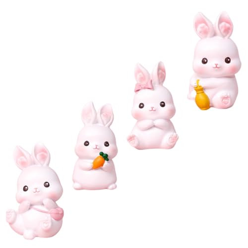 MILISTEN 4 Stück Teiliges Niedliche Hasenfiguren aus Resin für Tortendekoration Kreative Tisch und Auto Dekoration für Geburtstagsfeiern und Hochzeiten Sicher und MILISTEN 4 Stück Teiliges Niedliche Hasenfiguren aus Resin für Tortendekoration Kreative Tisch und Auto Dekoration für Geburtstagsfeiern und Hochzeiten Sicher und von Milisten