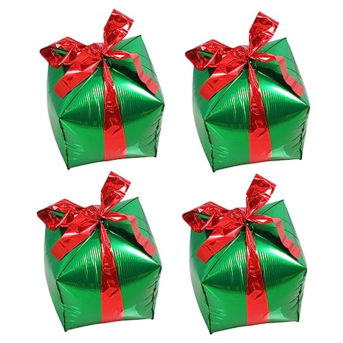 MILISTEN 4 Stück Teiliges Weihnachts Folienballon Quadratisch Geformte Aluminiumfolie Bunte Partydeko Leichte Kompakte Luftballons für Festliche Farbe MILISTEN 4 Stück Teiliges Weihnachts Folienballon Quadratisch Geformte Aluminiumfolie Bunte Partydeko Leichte Kompakte Luftballons für Festliche Farbe von Milisten